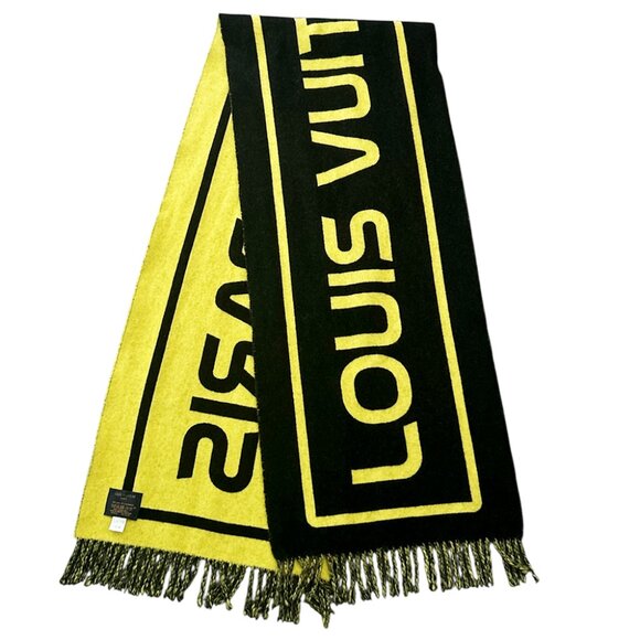 LOUIS VUITTON Wool Cashmere City Gravity Scarf, oversized, Unisex - Picture 2 of 15